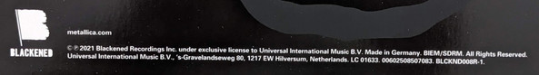 Metallica - Metallica (2xLP, Album, RE, RM, 180)