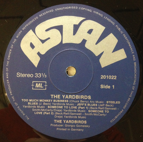 The Yardbirds - Shapes Of Things (LP, Comp)