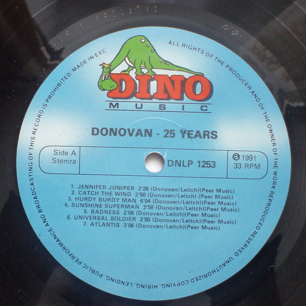 Donovan - 25 Years In Concert (LP, Album)