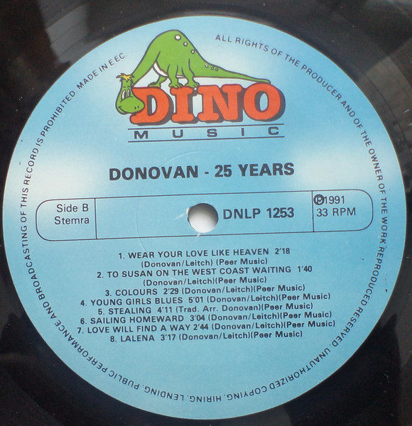 Donovan - 25 Years In Concert (LP, Album)