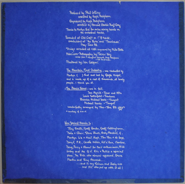 Phil Collins - Hello, I Must Be Going (LP, Album, Gat)