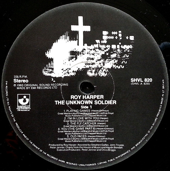 Roy Harper - The Unknown Soldier (LP, Album)