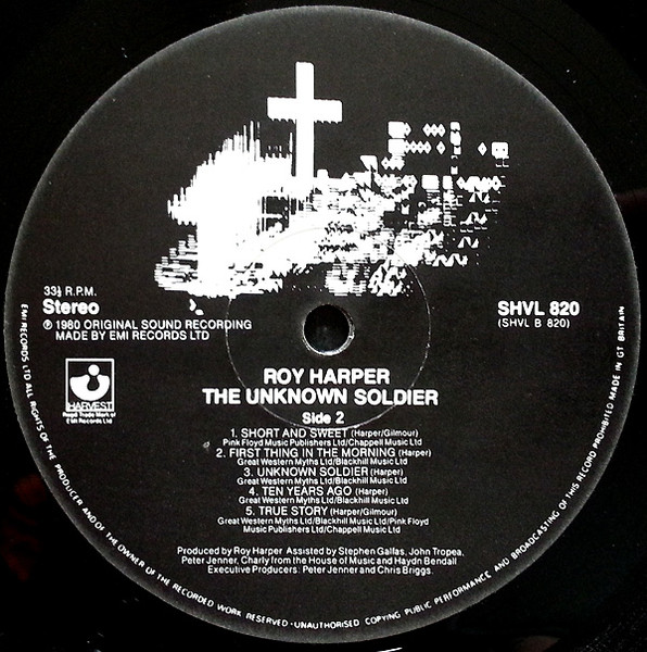 Roy Harper - The Unknown Soldier (LP, Album)