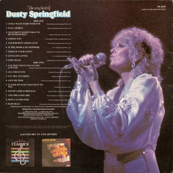 Dusty Springfield - The Very Best Of Dusty Springfield (LP, Comp)