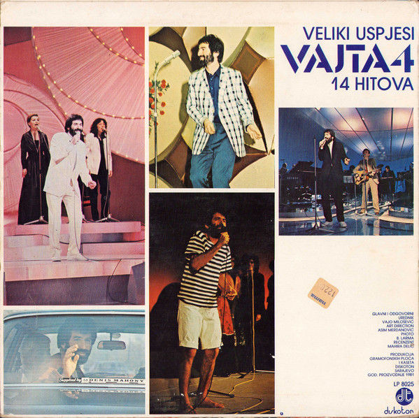 Vajta* - Vajta 4 (Veliki Uspjesi - 14 Hitova) (LP, Comp, Yel)