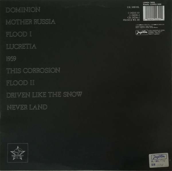 The Sisters Of Mercy - Floodland (LP, Album)