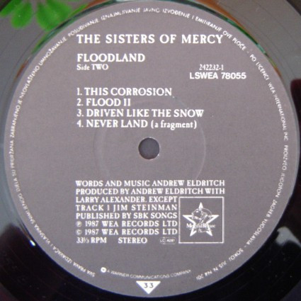 The Sisters Of Mercy - Floodland (LP, Album)