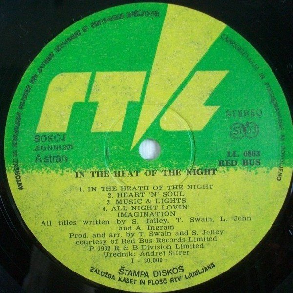 Imagination - In The Heat Of The Night (LP, Album, Gat)