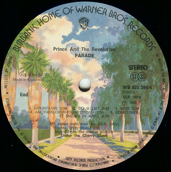 Prince And The Revolution - Parade (LP, Album)