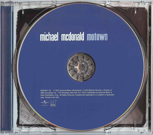 Michael McDonald - Motown (CD, Album)