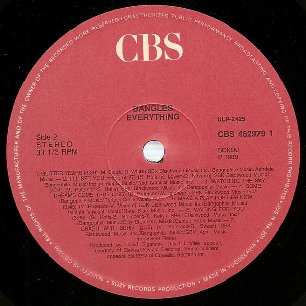 Bangles - Everything (LP, Album)