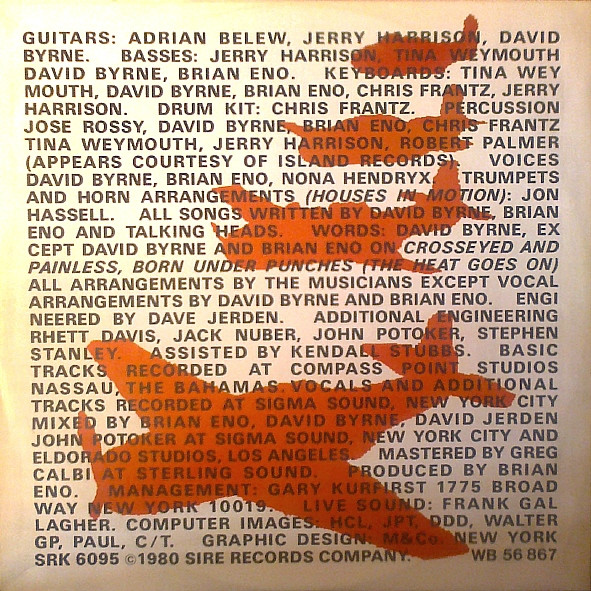 Talking Heads - Remain In Light (LP, Album)