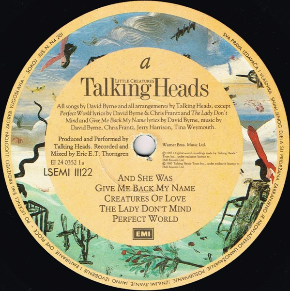 Talking Heads - Little Creatures (LP, Album)