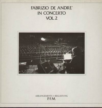 Fabrizio De Andre'* - In Concerto Vol. 2 (LP, Album)