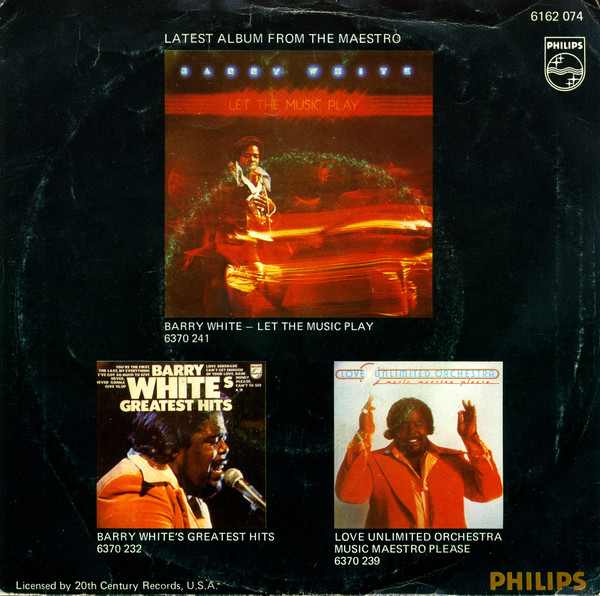 Barry White - You See The Trouble With Me (7