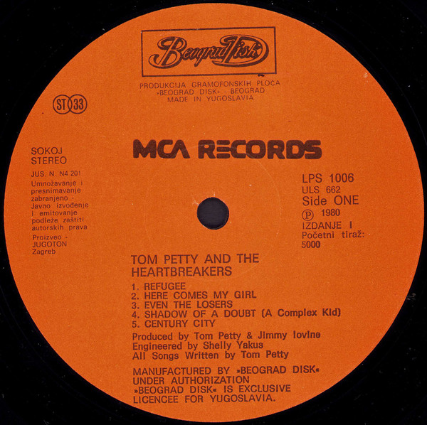 Tom Petty And The Heartbreakers - Damn The Torpedoes (LP, Album)
