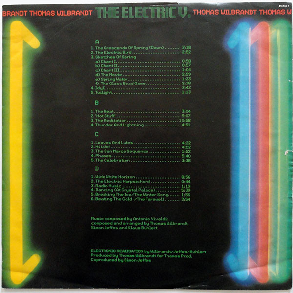 Thomas Wilbrandt - The Electric V. (2xLP, Album)