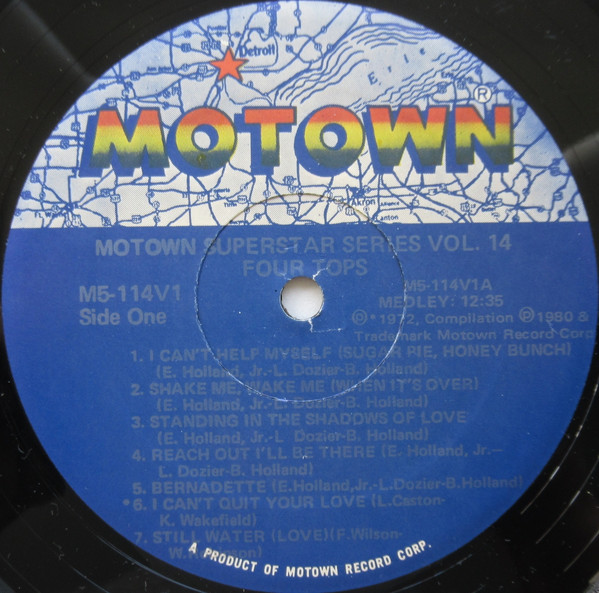 The Four Tops* - The Four Tops (LP, Comp)