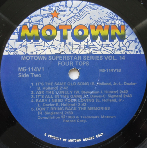 The Four Tops* - The Four Tops (LP, Comp)