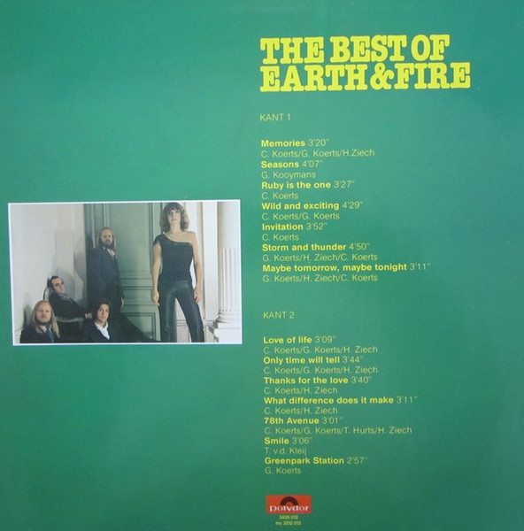 Earth & Fire* - The Best Of Earth & Fire (LP, Comp)