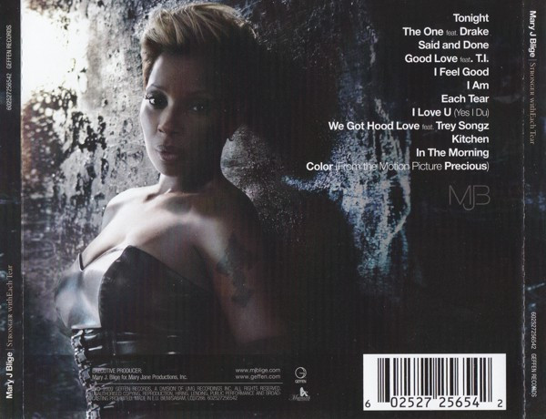 Mary J Blige* - Stronger With Each Tear (CD, Album)