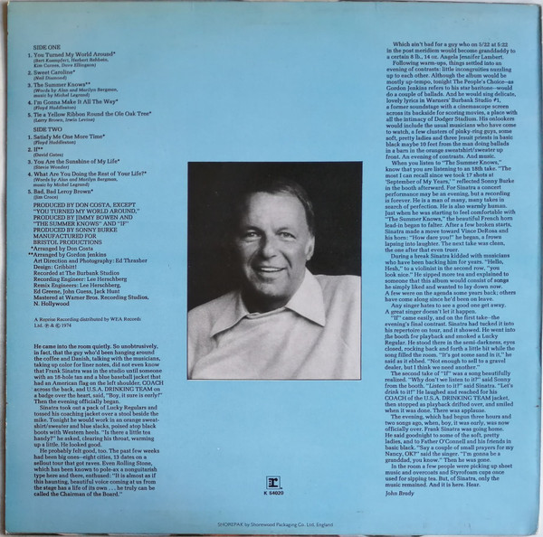 Frank Sinatra - Some Nice Things I've Missed (LP, Album)