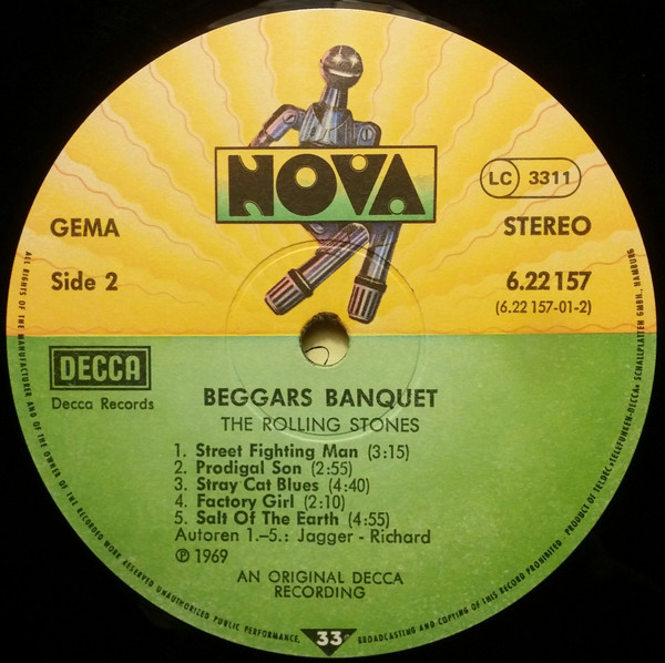 Rolling Stones* - Beggars Banquet (LP, Album, RE)