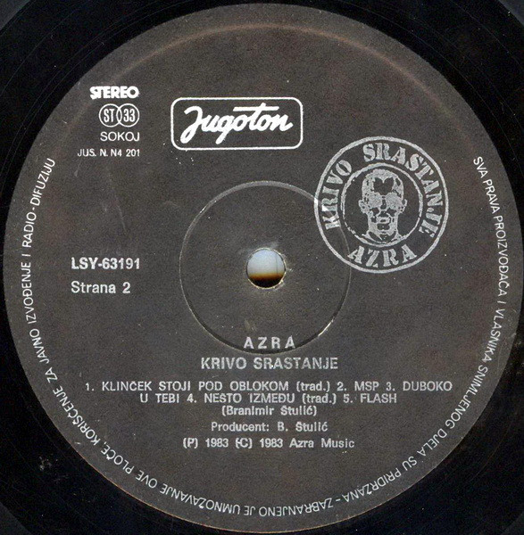 Azra (3) - Krivo Srastanje (LP, Album)