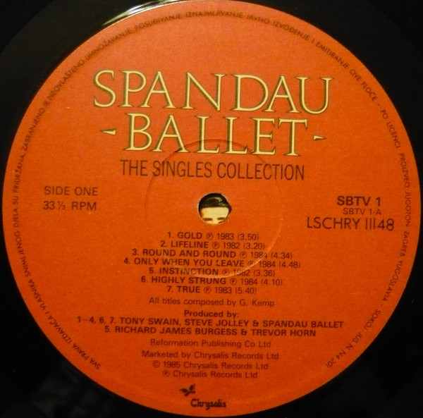 Spandau Ballet - The Singles Collection (LP, Comp)