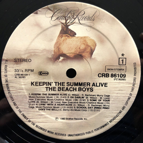 The Beach Boys - Keepin' The Summer Alive (LP, Album)