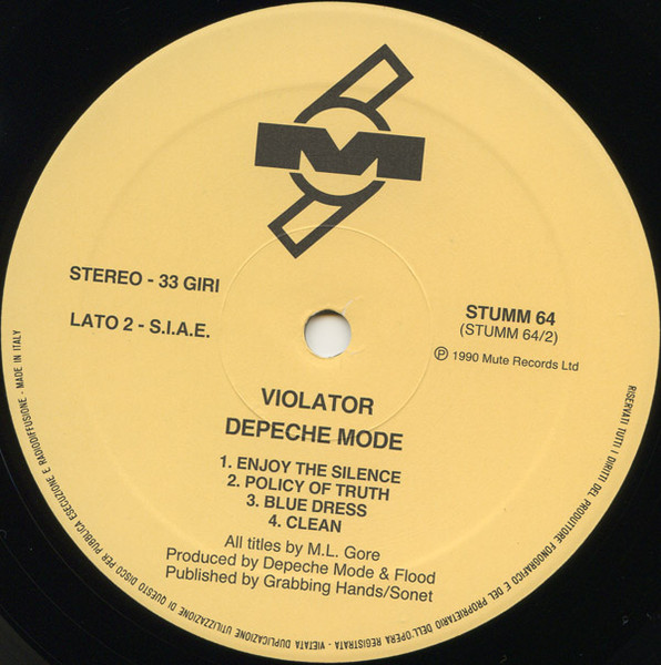 Depeche Mode - Violator (LP, Album)