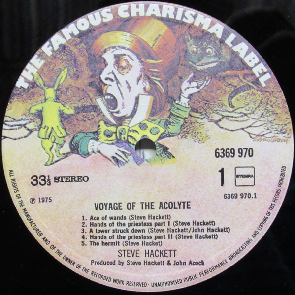 Steve Hackett - Voyage Of The Acolyte (LP, Album, Gat)