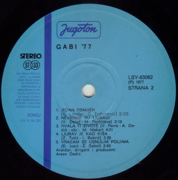 Gabi Novak - Gabi 77. (LP, Album)