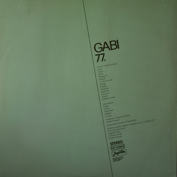 Gabi Novak - Gabi 77. (LP, Album)