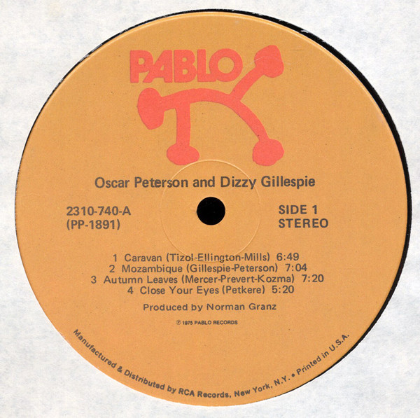 Oscar Peterson & Dizzy Gillespie - Oscar Peterson & Dizzy Gillespie (LP, Album)