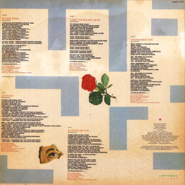 Eurythmics - Revenge (LP, Album)
