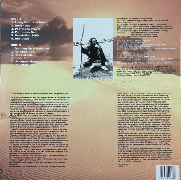 Wayne McArthur And The Disciples (2) - Love Faith & Belief (LP)