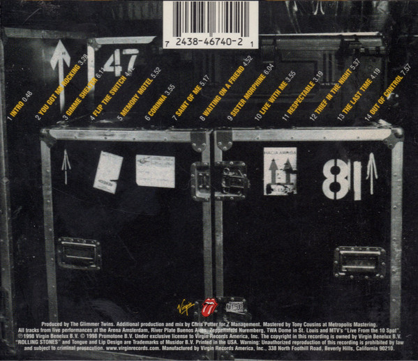 Rolling Stones* - No Security (CD, Album)
