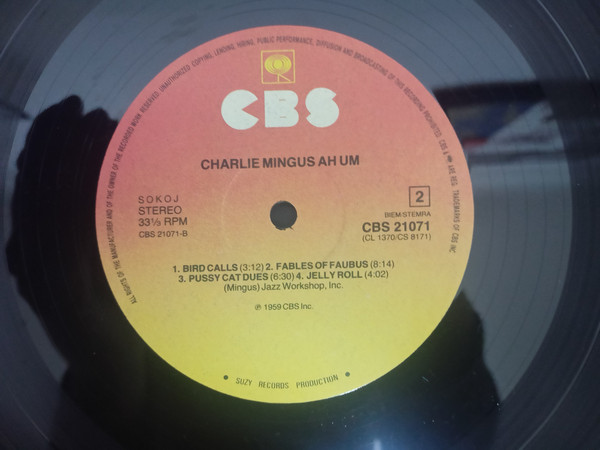 Charlie Mingus* - Ah Um (LP, Album, RE)