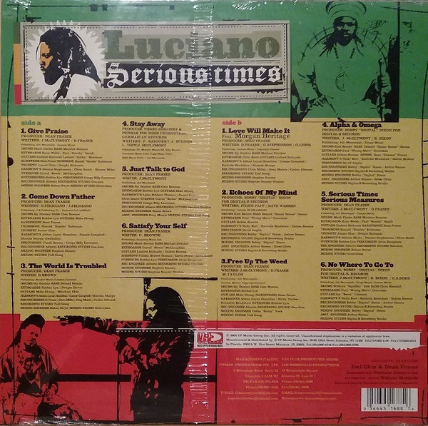 Luciano (2) - Serious Times (LP, Album)