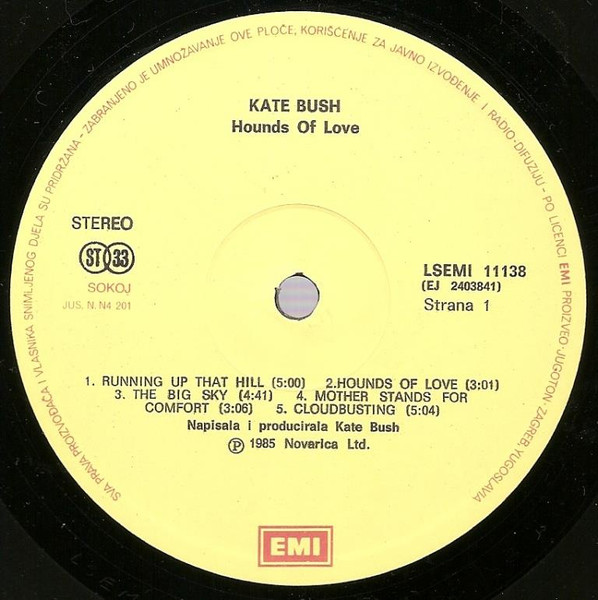Kate Bush - Hounds Of Love (LP, Album)