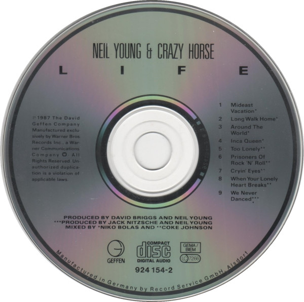 Neil Young & Crazy Horse - Life (CD, Album)