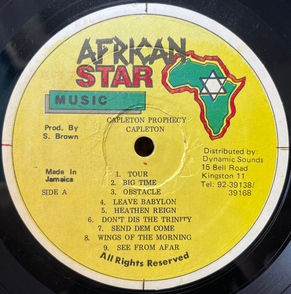 Capleton - Prophecy (LP, Album)