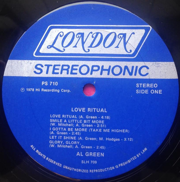 Al Green - Love Ritual (LP, Comp)