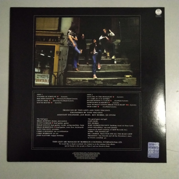 Thin Lizzy - Bad Reputation (LP, Album, RE, 180)