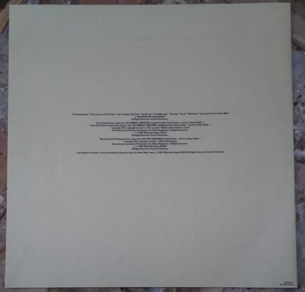 Art Garfunkel / Amy Grant / Jimmy Webb - The Animals' Christmas By Jimmy Webb (LP, Album)