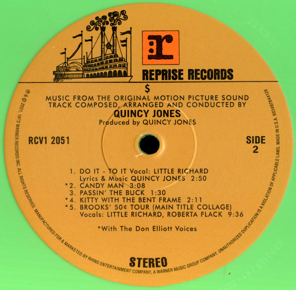 Quincy Jones - $ (Music From The Original Motion Picture Sound Track) (LP, Album, Ltd, RE, Gre)