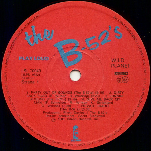 The B-52's - Wild Planet (LP, Album)