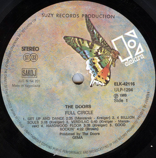 The Doors - Full Circle (LP, Album, RE)