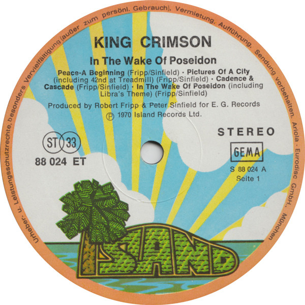 King Crimson - In The Wake Of Poseidon (LP, Album, RE, Gat)